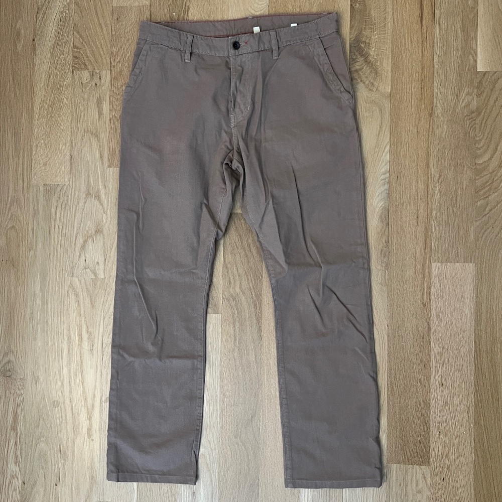 Raleigh Denim Co. Brown Khakis, 31